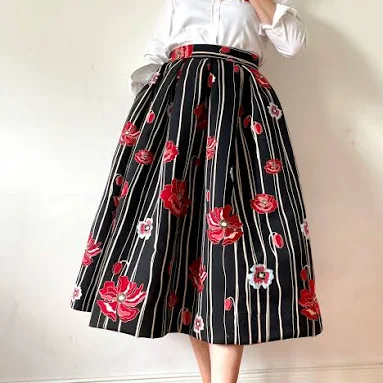 The Girl in the Poppy Dress